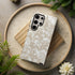 Custom Initials French Toile De Jouy Galaxy Case  V3
